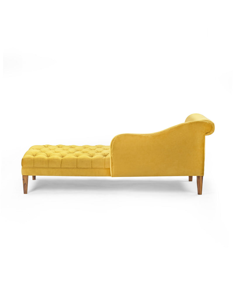 Suryavanshi Sheesham Wood Daybed Sofa – Velvet Upholstery – Luxurious Comfort – Elegant Living (W182 D80 H76 cm)
