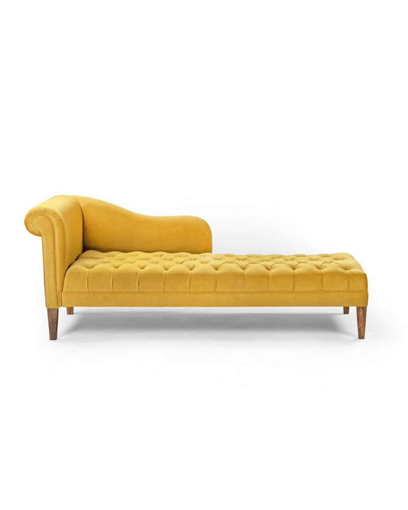 Suryavanshi Sheesham Wood Daybed Sofa – Velvet Upholstery – Luxurious Comfort – Elegant Living (W182 D80 H76 cm)