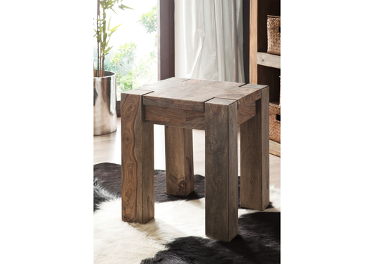 Suryavanshi Sheesham Wood Multi-Purpose Table – Natural and Durable Furniture for Your Home (Sheesham Wood, W40 D40 H45 cm)