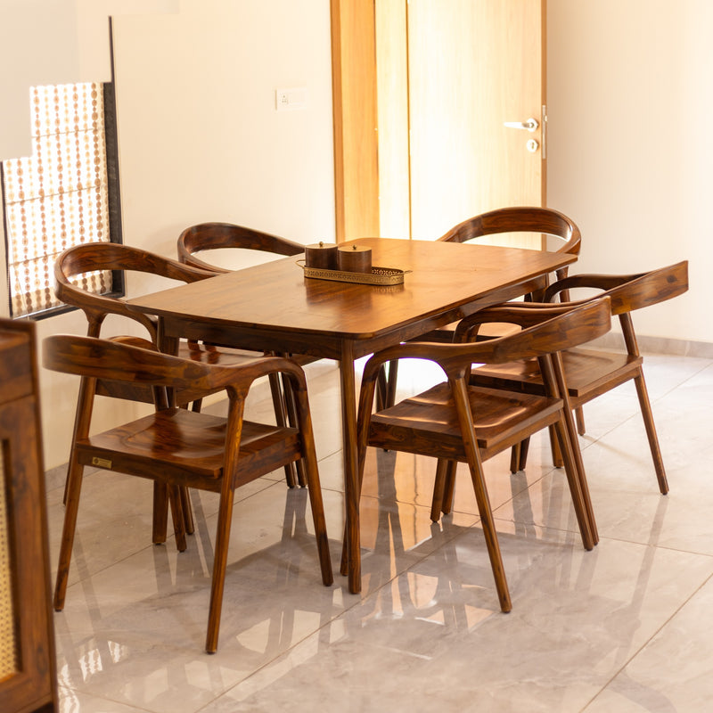 Suryavanshi Sheesham Wood Dining Chair – Natural and Comfortable Furniture for Your Dining Room( Only Chair)