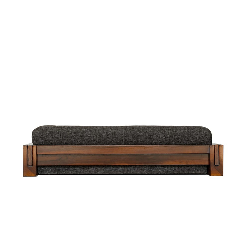 Premium Sheesham Wood Dog Bed with Cushion – Sturdy Wooden Pet Sofa for Medium & Large Dogs, Elegant Handcrafted Design
