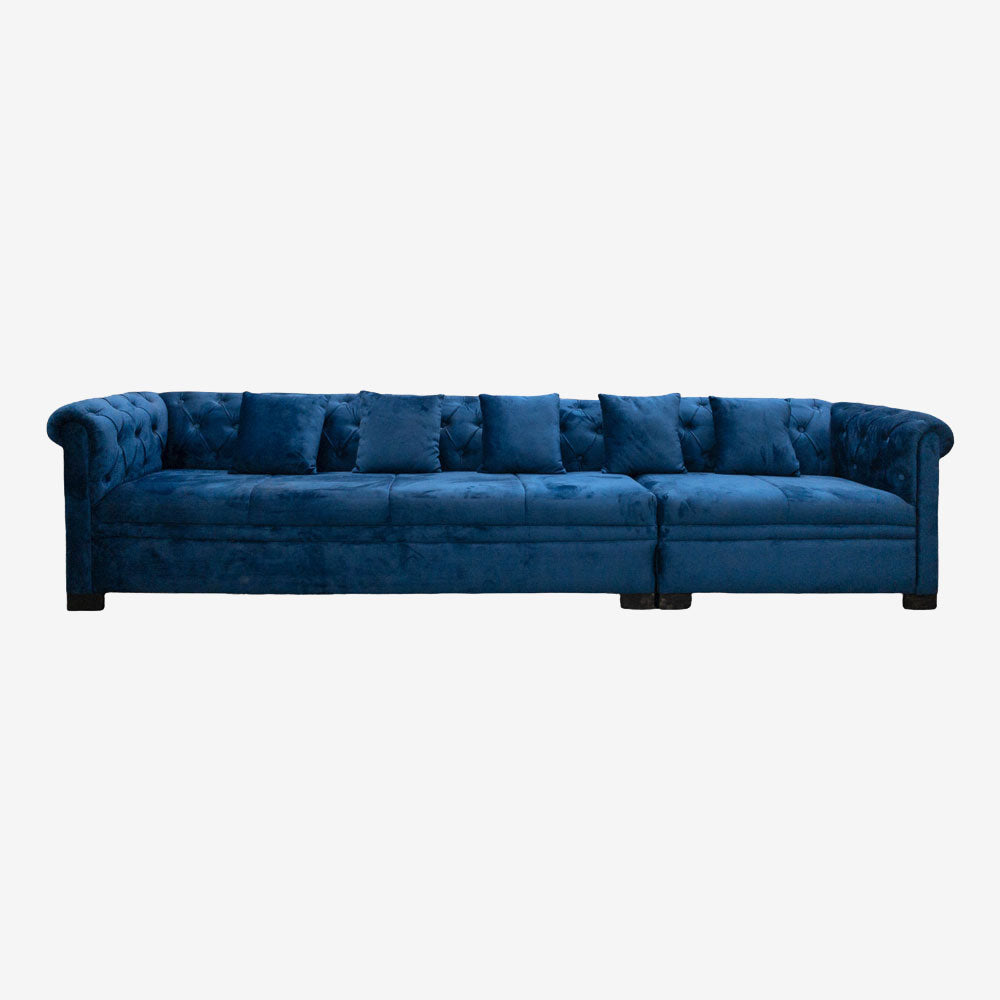 SURYAVANSHI Fully Upholstered Velvet Sofa – Luxurious Customization from 1 to 7 Seater Options