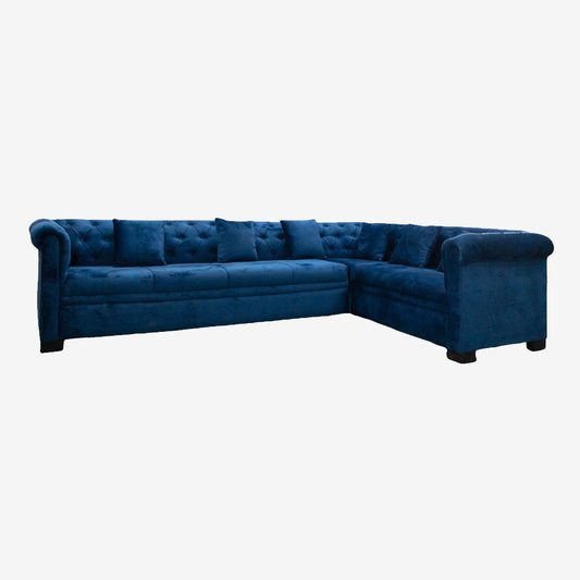 SURYAVANSHI Fully Upholstered Velvet Sofa – Luxurious Customization from 1 to 7 Seater Options