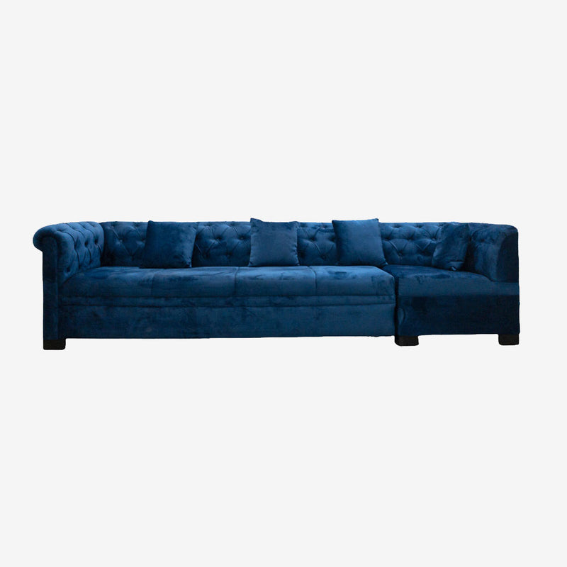 SURYAVANSHI Fully Upholstered Velvet Sofa – Luxurious Customization from 1 to 7 Seater Options