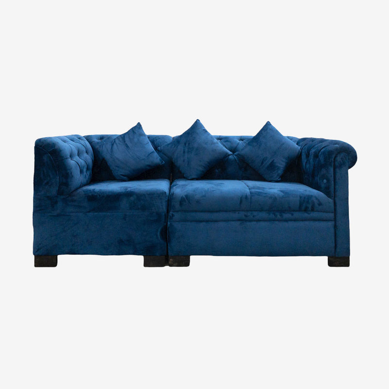 SURYAVANSHI Fully Upholstered Velvet Sofa – Luxurious Customization from 1 to 7 Seater Options