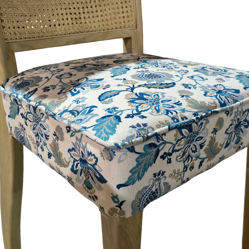 Gretta Mango Wood Rattan Dining Chair with Cane Work - Set of 2