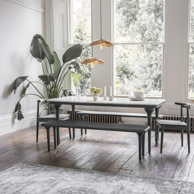 Suryavanshi Acacia Wood Bench – Versatile Seating in Two Exquisite Finishes (W164 x D38 x H45 cm)