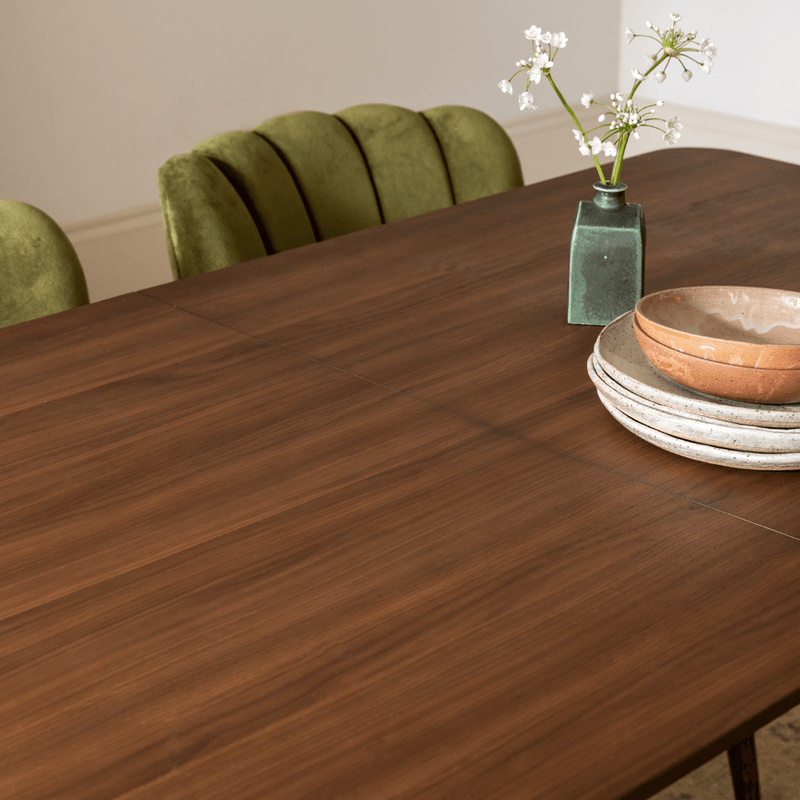 Suryavanshi Cozy Cubby Solid Wood Extending 6 Seater Dining Table (Dining Table Only)