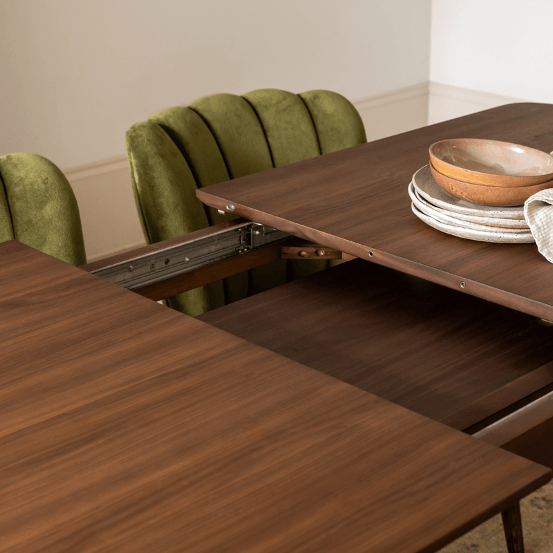 Suryavanshi Cozy Cubby Solid Wood Extending 6 Seater Dining Table (Dining Table Only)