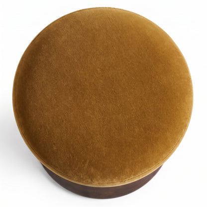 Verona Solid Wood Bar Stool With Velvet Upholstery