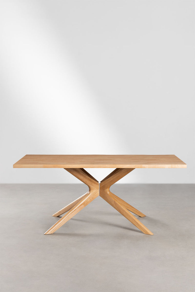Suryavanshi Rectangular Solid wooden 6 Seater Dining Table Sets (180x90 cm)