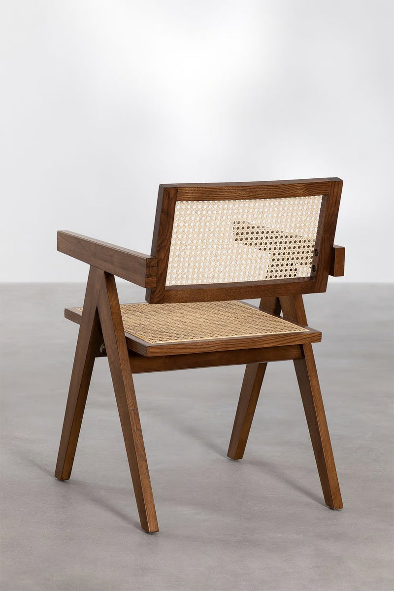 CHANDIGARH Chair Sheesham Wood With Rattan Cane Work