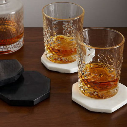 Suryavanshi Stone Octagonal Coasters (Set of 4)